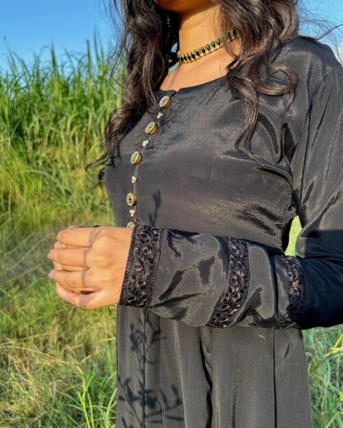 Midnight Grace Flared Frock
