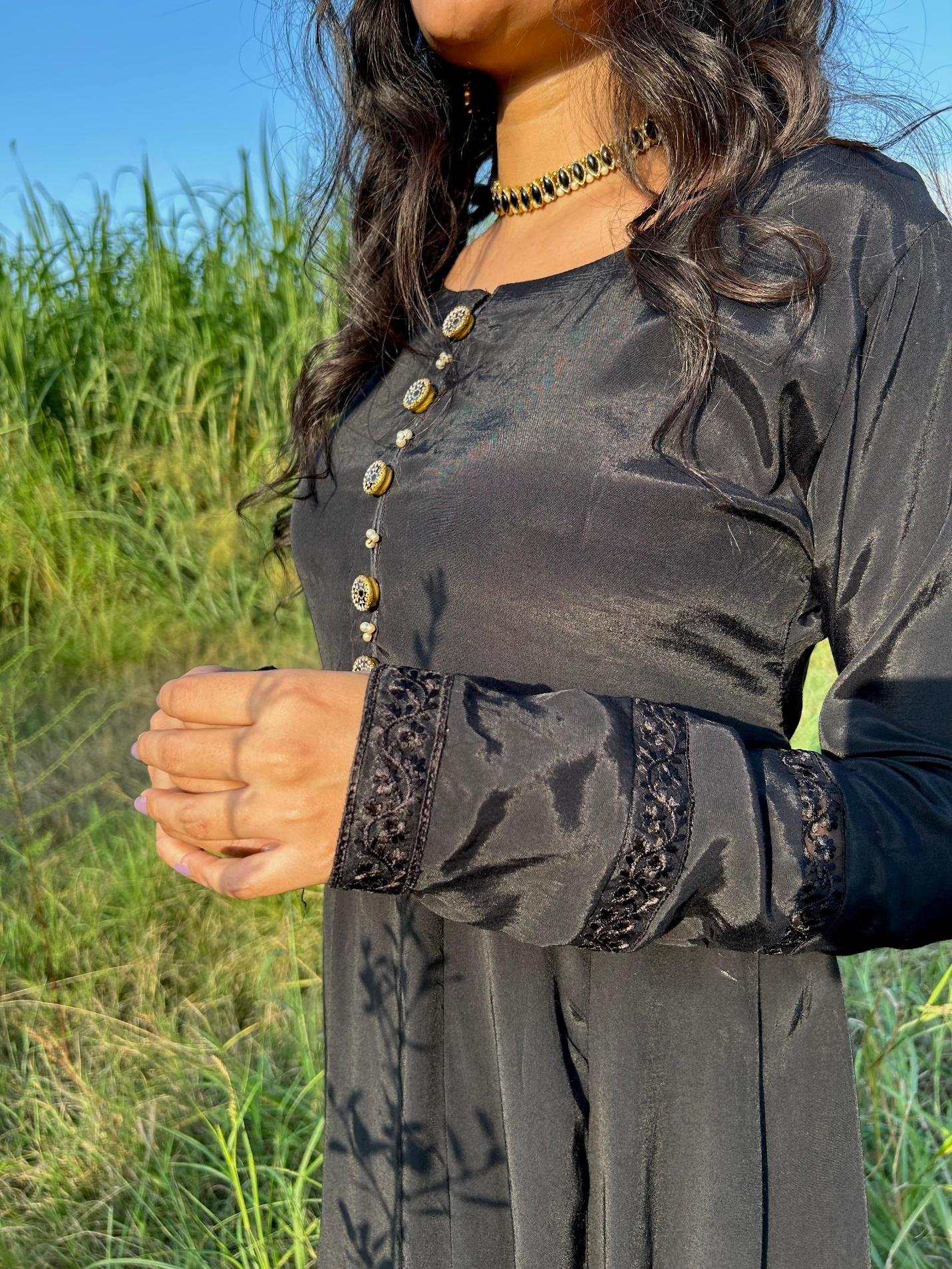 Midnight Grace Flared Frock